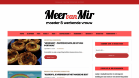What Meervanmir.eu website looked like in 2019 (4 years ago)