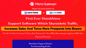 What Motosupport.co website looked like in 2019 (4 years ago)