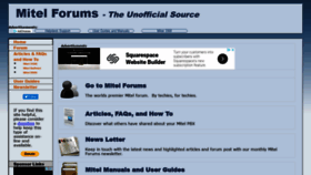 What Mitelforums.com website looked like in 2019 (4 years ago)