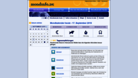 What Mondinfo.de website looked like in 2019 (4 years ago)