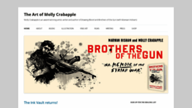 What Mollycrabapple.com website looked like in 2019 (4 years ago)