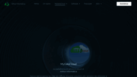 What Mydatacloud.it website looked like in 2019 (5 years ago)