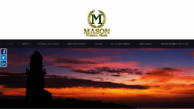 What Masonfuneral.com website looked like in 2019 (4 years ago)