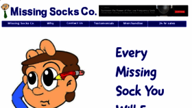 What Missingsocksco.com website looked like in 2019 (4 years ago)