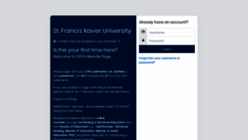What Moodle.stfx.ca website looked like in 2019 (4 years ago)