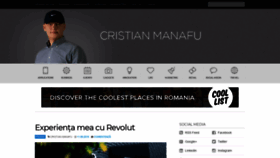 What Manafu.ro website looked like in 2019 (4 years ago)