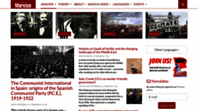 What Marxist.com website looked like in 2019 (4 years ago)