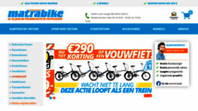 What Matrabike.nl website looked like in 2019 (4 years ago)