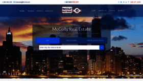 What Mccolly.com website looked like in 2019 (4 years ago)