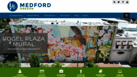What Medford.or.us website looked like in 2019 (4 years ago)
