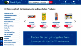 What Medipreis.de website looked like in 2019 (4 years ago)
