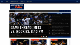 What Metsmerizedonline.com website looked like in 2019 (4 years ago)