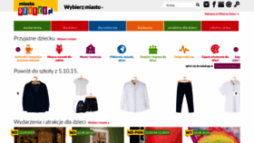What Miastodzieci.pl website looked like in 2019 (4 years ago)