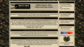 What Military-quotes.com website looked like in 2019 (4 years ago)
