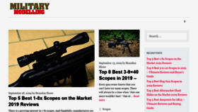 What Militarymodelling.com website looked like in 2019 (4 years ago)