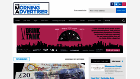 What Morningadvertiser.co.uk website looked like in 2019 (4 years ago)