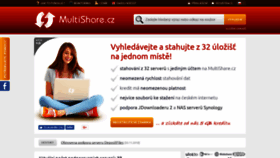 What Multishare.cz website looked like in 2019 (6 years ago)