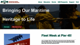 What Maritime.org website looked like in 2019 (4 years ago)