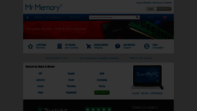 What Mrmemory.co.uk website looked like in 2019 (4 years ago)