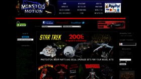 What Monstersinmotion.com website looked like in 2019 (4 years ago)