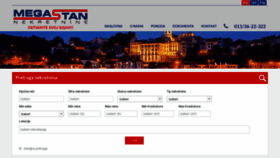 What Megastan.rs website looked like in 2019 (4 years ago)