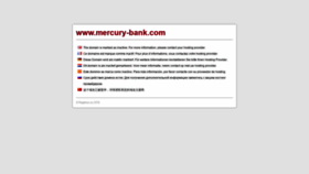 What Mercury-bank.com website looked like in 2019 (4 years ago)