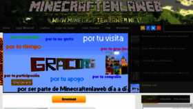 What Minecraftenlaweb.net website looked like in 2019 (4 years ago)