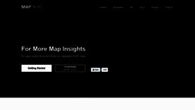 What Maptalks.org website looked like in 2019 (4 years ago)