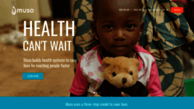 What Musohealth.org website looked like in 2019 (4 years ago)