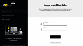 What Minasidor.myh.se website looked like in 2019 (4 years ago)