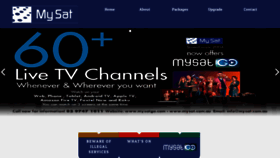 What Mysat.com.au website looked like in 2019 (4 years ago)