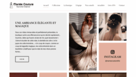 What Mariee-couture.fr website looked like in 2019 (4 years ago)