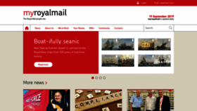 What Myroyalmail.com website looked like in 2019 (4 years ago)