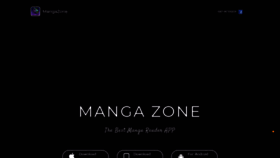 What Mangazoneapp.com website looked like in 2019 (4 years ago)