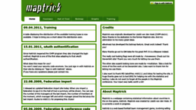 What Maptrick.org website looked like in 2019 (4 years ago)