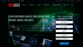 What Mi.edu website looked like in 2019 (4 years ago)
