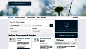 What Mittelbayerische-trauer.de website looked like in 2019 (4 years ago)