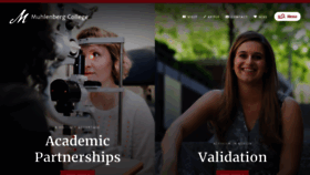 What Muhlenberg.edu website looked like in 2019 (4 years ago)