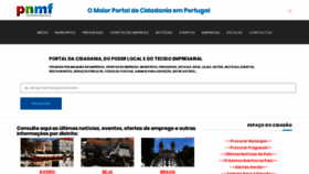 What Municipiosefreguesias.pt website looked like in 2019 (4 years ago)