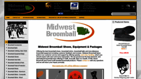 What Midwestbroomball.com website looked like in 2019 (4 years ago)