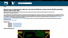 What Musee-des-jeux-video.com website looked like in 2019 (4 years ago)