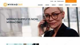 What Myriadsupply.com website looked like in 2019 (4 years ago)