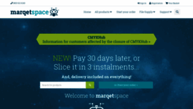 What Marqetspace.co.uk website looked like in 2019 (4 years ago)