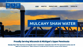 What Mulcahyshaw.com website looked like in 2019 (4 years ago)
