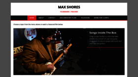 What Maxshores.com website looked like in 2019 (4 years ago)