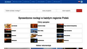 What Meteor-turystyka.pl website looked like in 2019 (5 years ago)