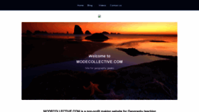 What Modecollective.com website looked like in 2019 (4 years ago)