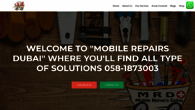 What Mobilerepairsdubai.com website looked like in 2019 (4 years ago)