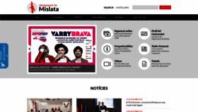 What Mislata.es website looked like in 2019 (4 years ago)