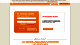 What Mundoconsum.consum.es website looked like in 2019 (4 years ago)